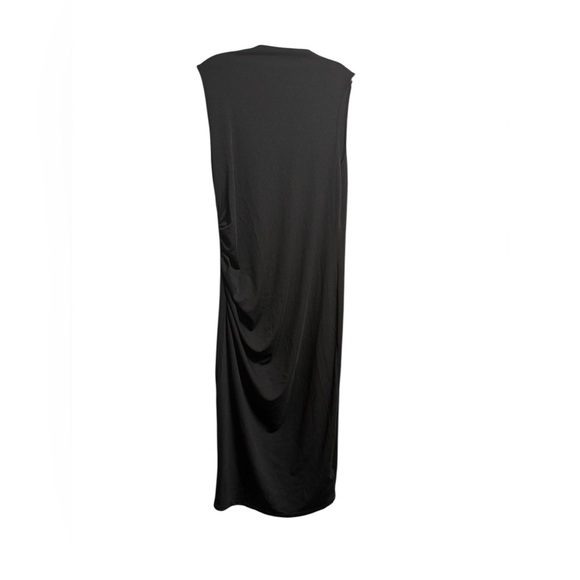 Cider Black Draped Maxi Dress - Picture 1 of 3
